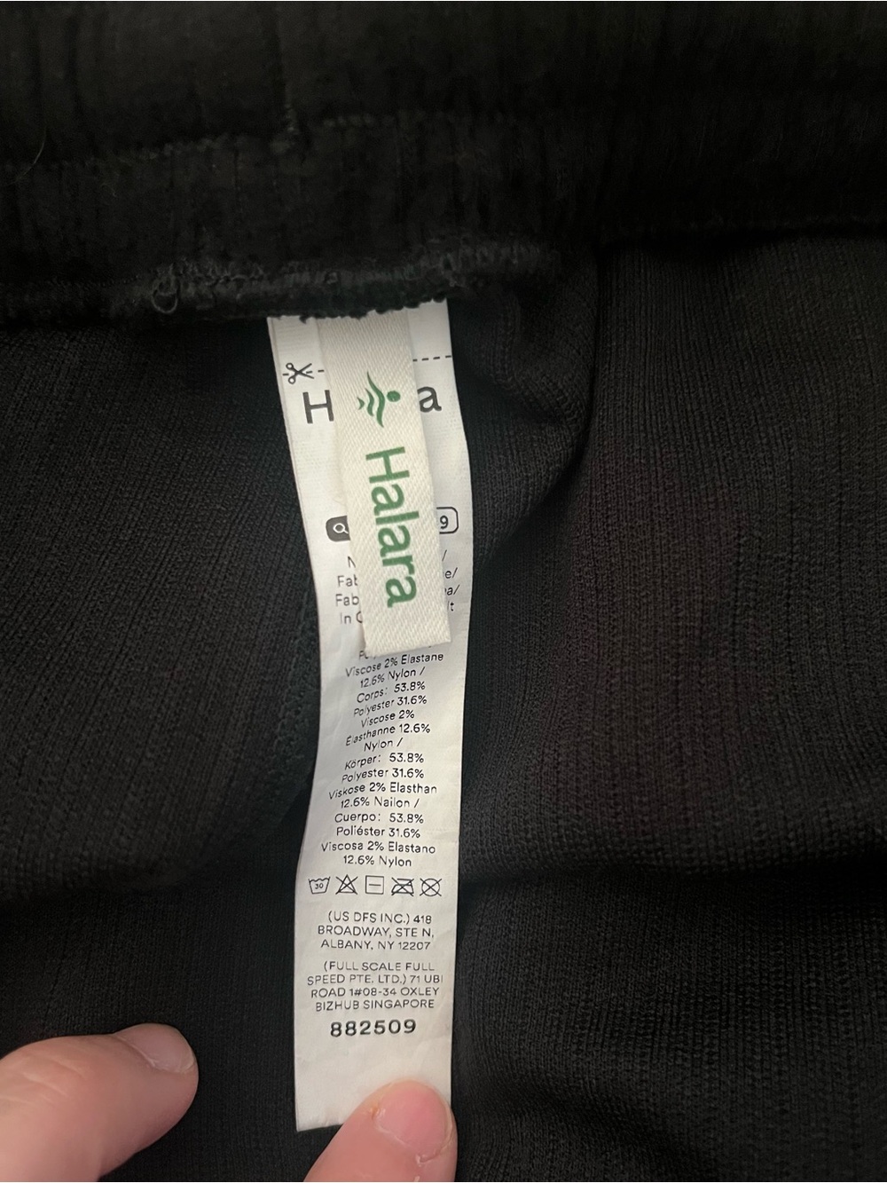 HALARA Women’s Black Wide-Leg Cargo Pants, Size XL - Picture 3 of 7